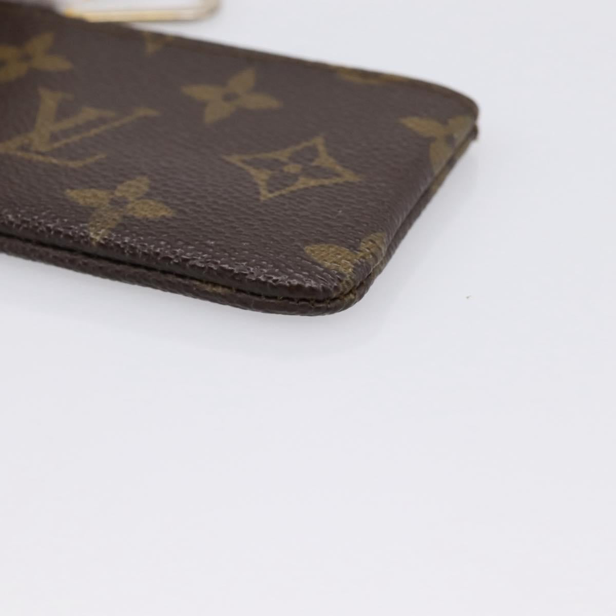 LOUIS VUITTON Monogram Pochette Cles Coin Purse M60033 LV Auth 197562