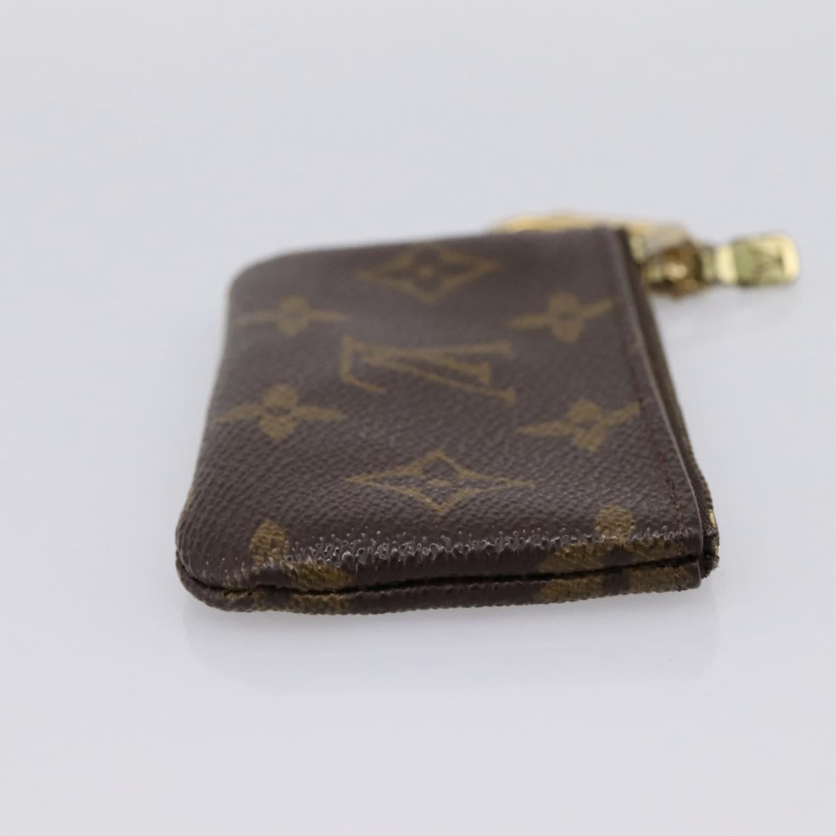 LOUIS VUITTON Monogram Pochette Cles Coin Purse M60033 LV Auth 197563