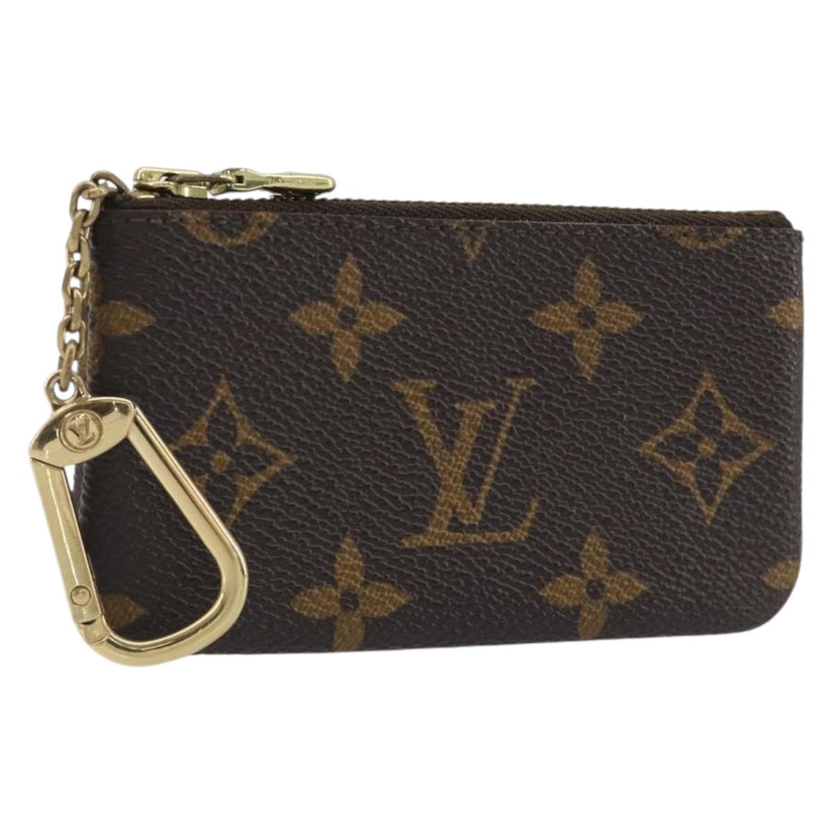 LOUIS VUITTON Monogram Pochette Cles Coin Purse M60033 LV Auth 197564