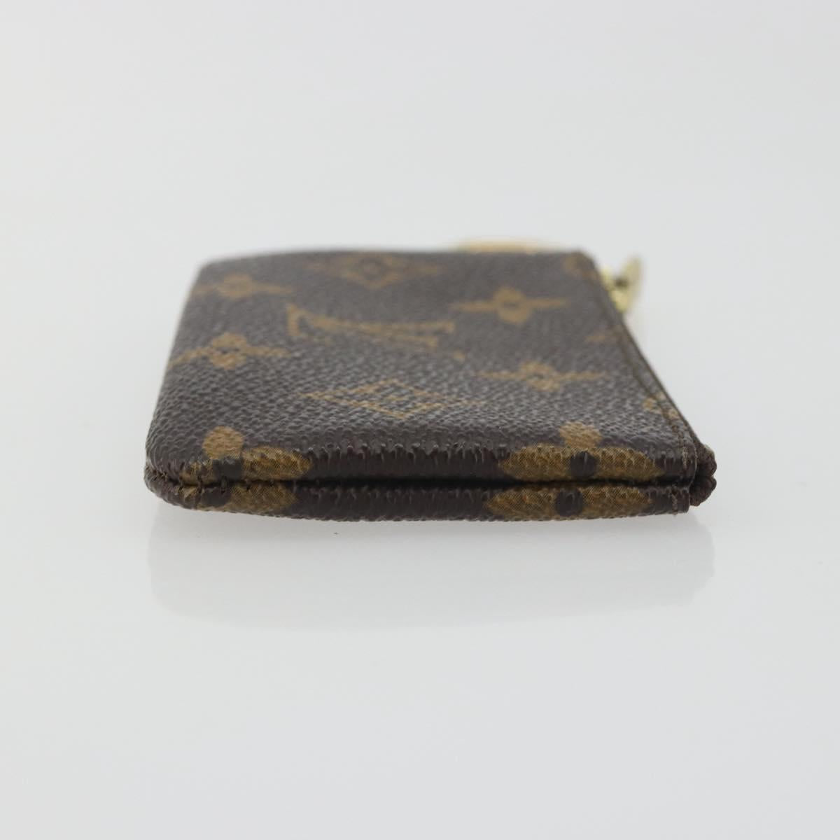 LOUIS VUITTON Monogram Pochette Cles Coin Purse M60033 LV Auth 197564
