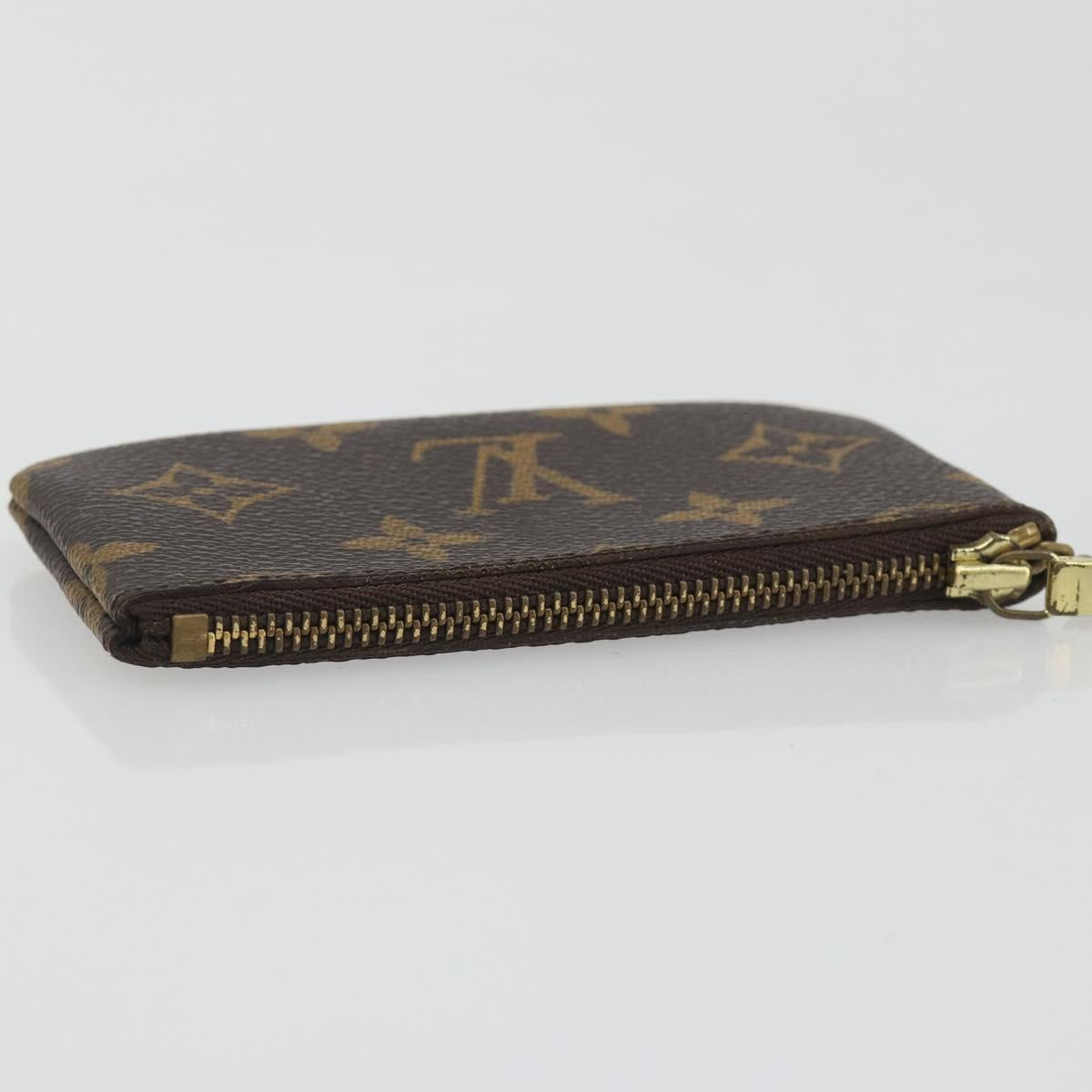 LOUIS VUITTON Monogram Pochette Cles Coin Purse M60033 LV Auth 197564