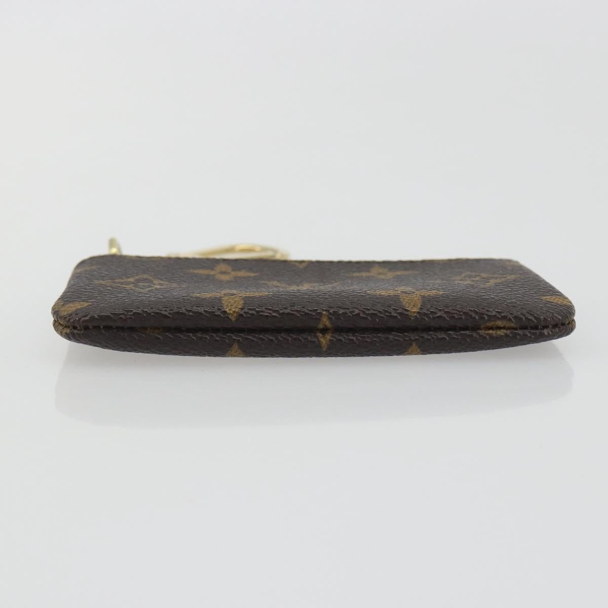 LOUIS VUITTON Monogram Pochette Cles Coin Purse M60033 LV Auth 197564