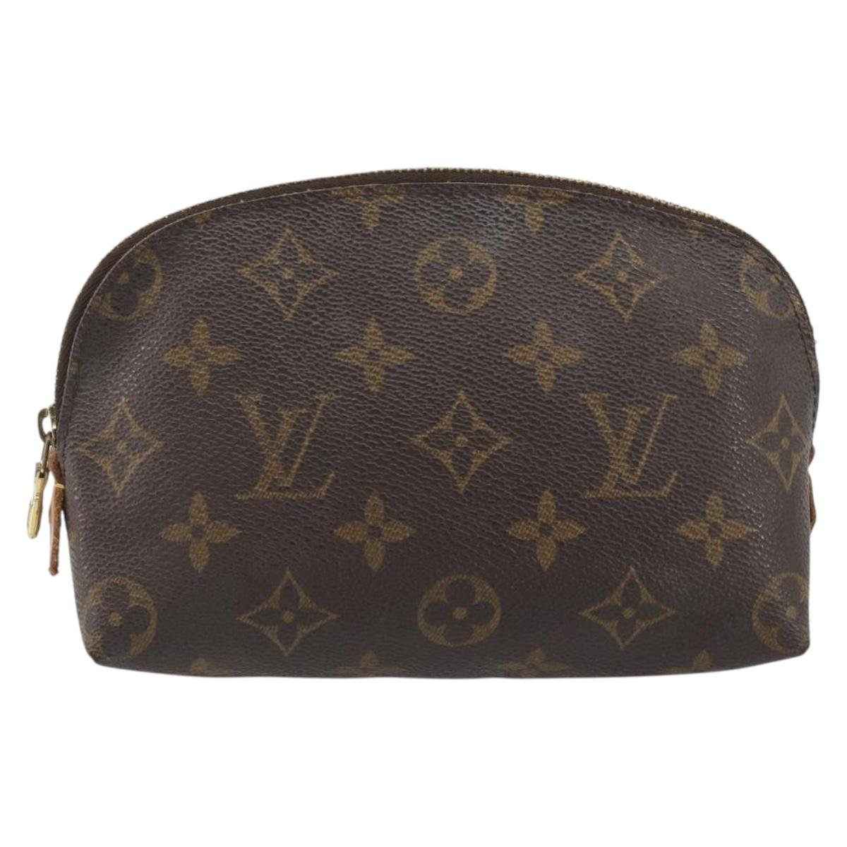 LOUIS VUITTON Monogram Pochette Cosmetic PM Pouch M43998 LV Auth 197565