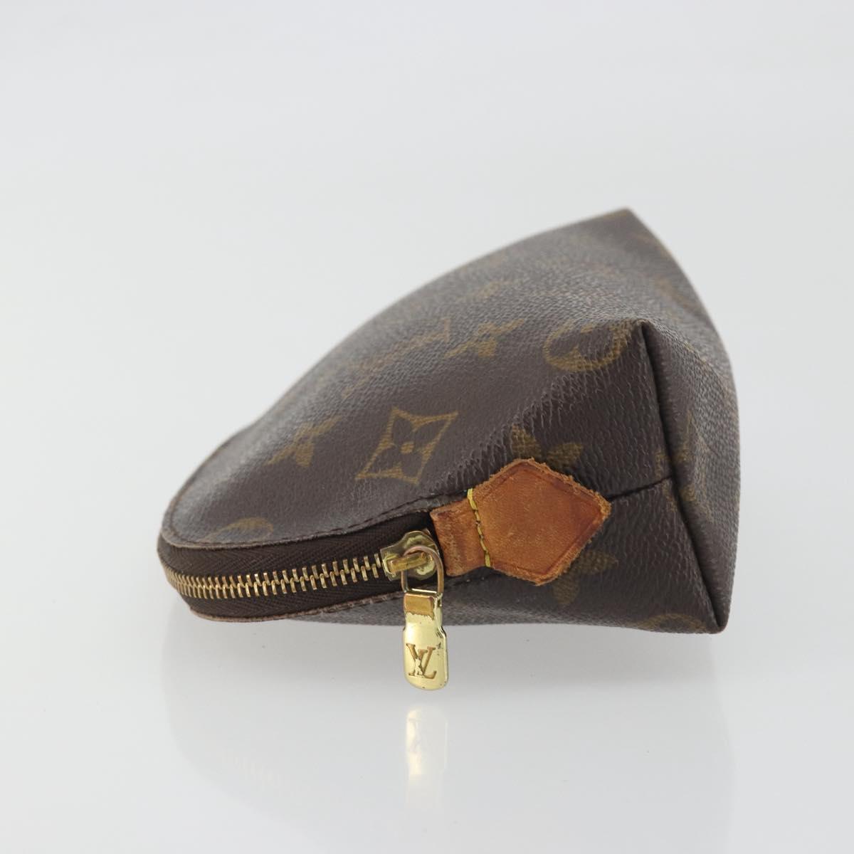 LOUIS VUITTON Monogram Pochette Cosmetic PM Pouch M43998 LV Auth 197565