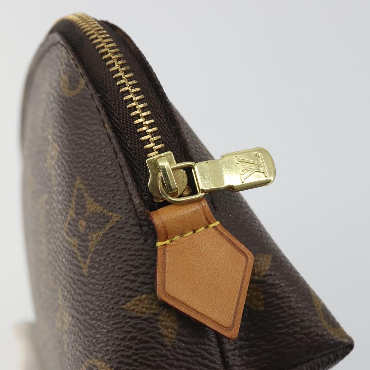 LOUIS VUITTON Monogram Pochette Cosmetic PM Pouch M43998 LV Auth 197567