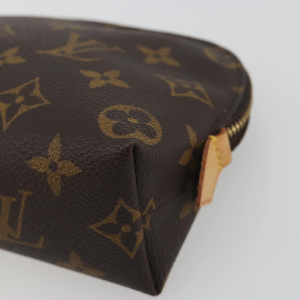 LOUIS VUITTON Monogram Pochette Cosmetic PM Pouch M43998 LV Auth 197568