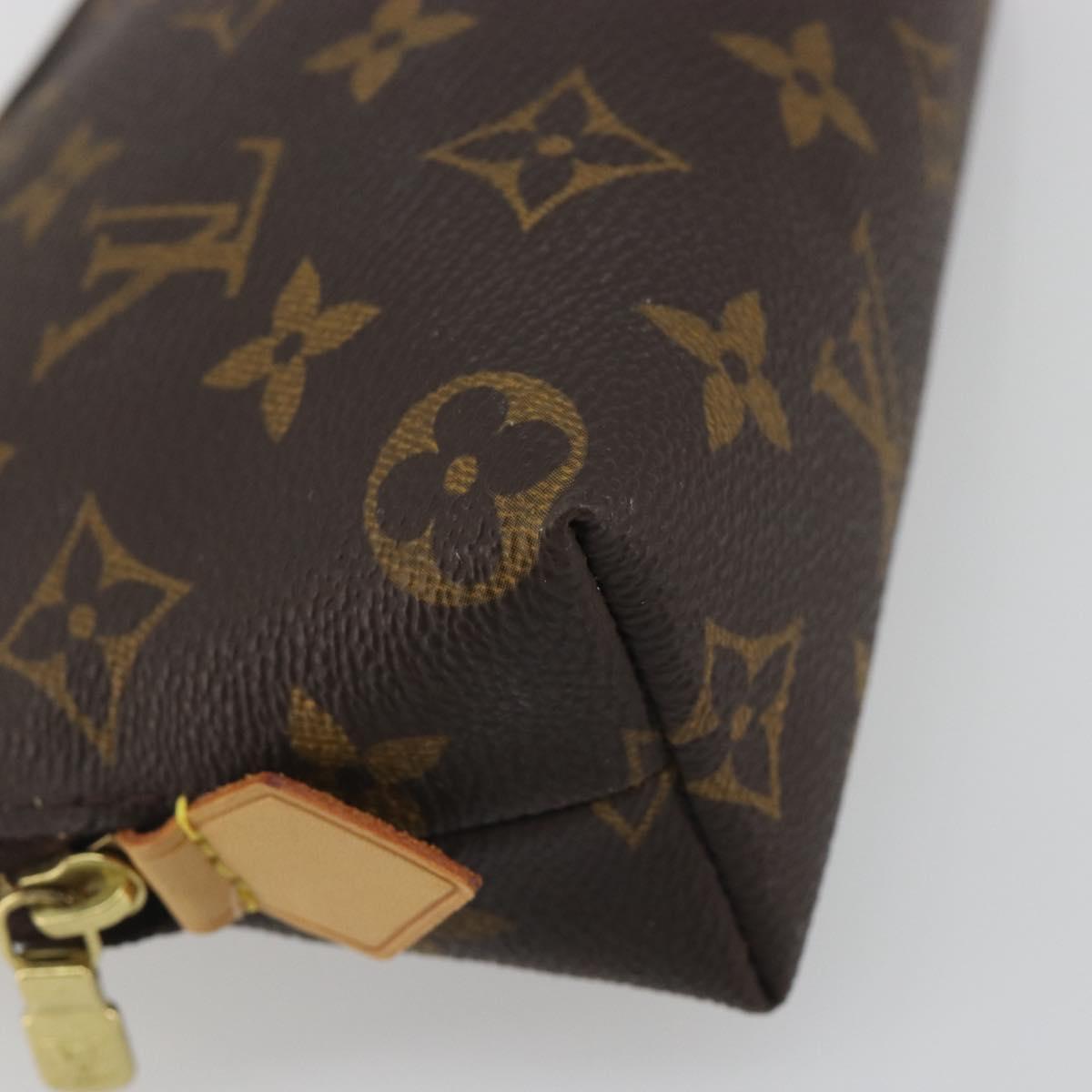 LOUIS VUITTON Monogram Pochette Cosmetic PM Pouch M43998 LV Auth 197568