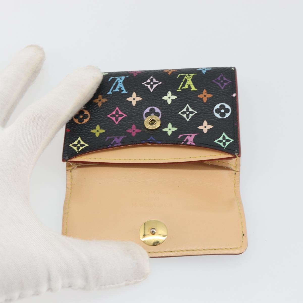 LOUIS VUITTON Multicolor Porte Monnaie Cozy Coin Purse M60007 LV Auth 197569