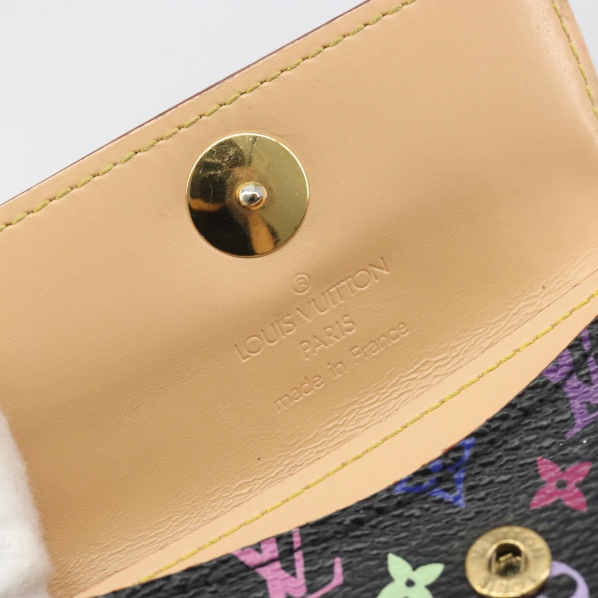 LOUIS VUITTON Multicolor Porte Monnaie Cozy Coin Purse M60007 LV Auth 197569