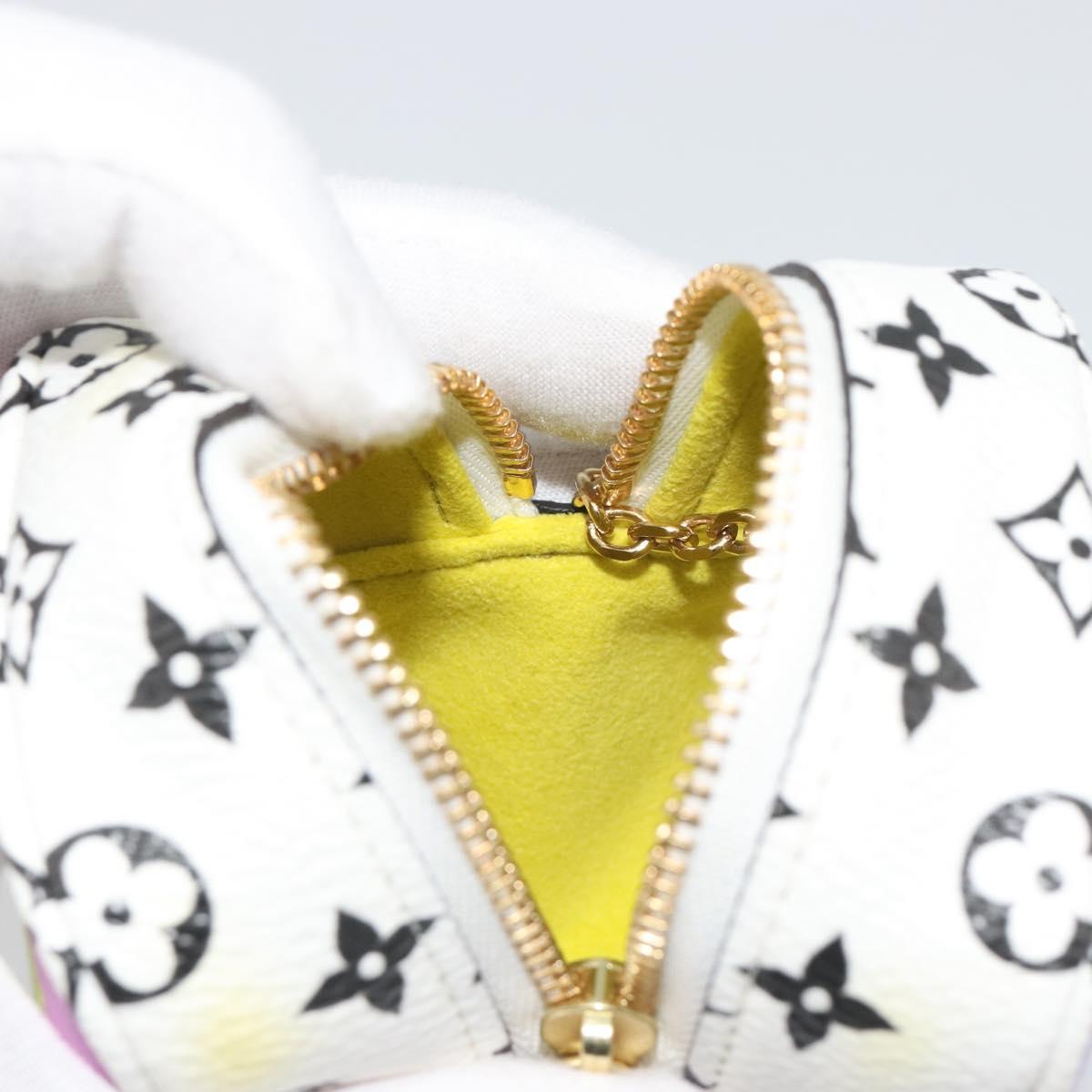 LOUIS VUITTON Monogram Giant Porte Monnaie Cube Multicolor M67669 Auth 197571M