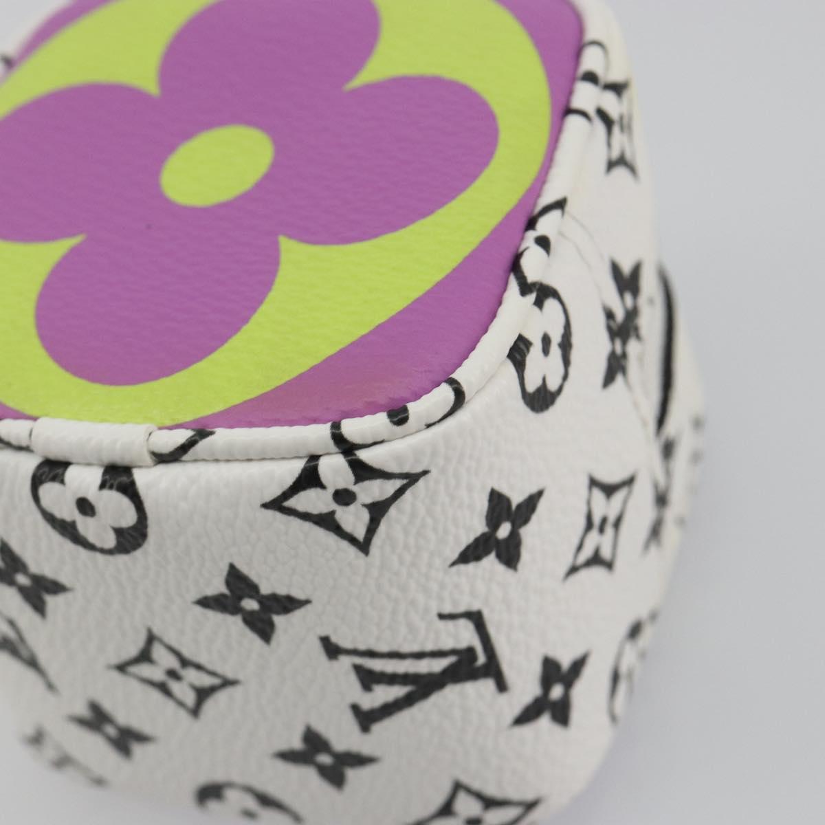 LOUIS VUITTON Monogram Giant Porte Monnaie Cube Multicolor M67669 Auth 197571M