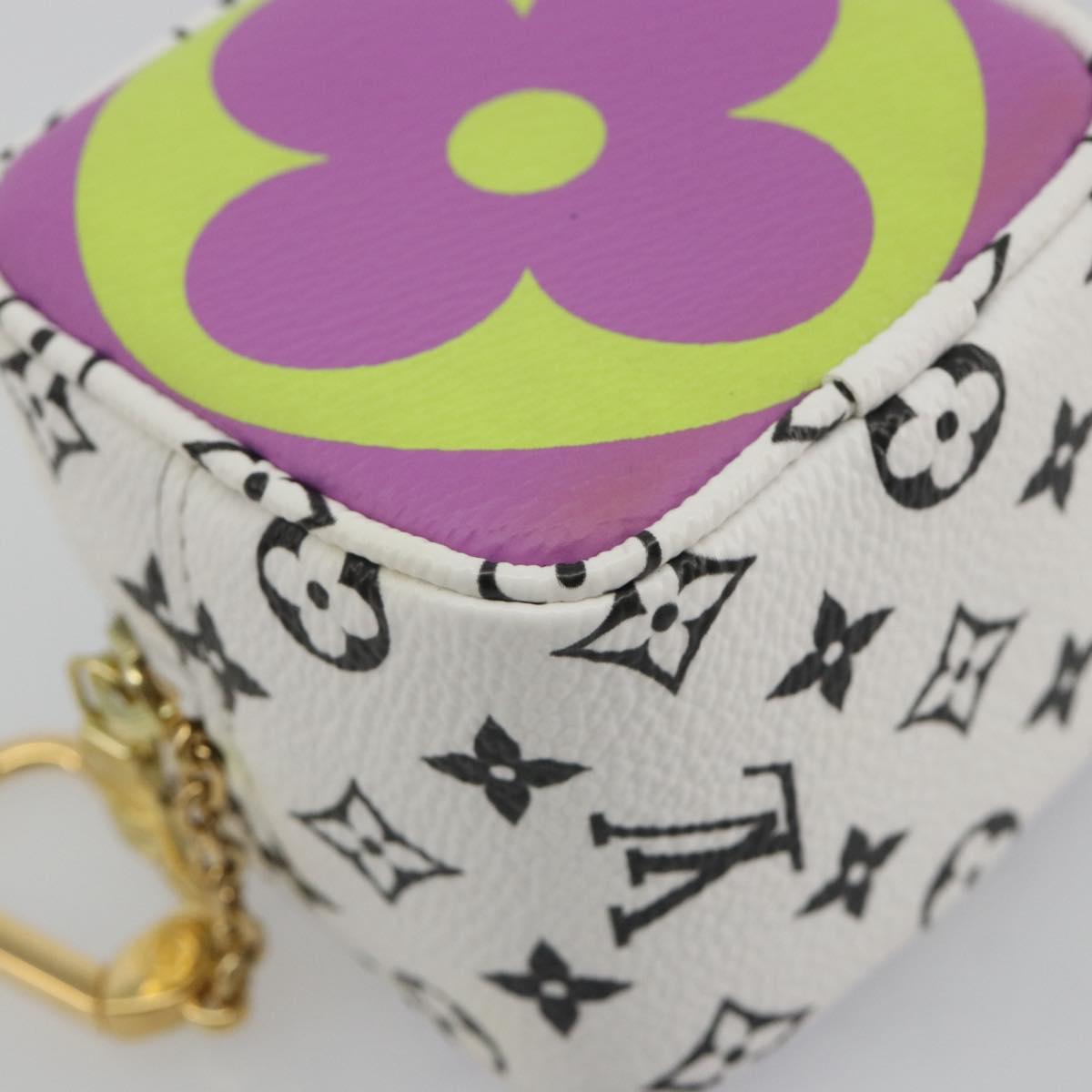 LOUIS VUITTON Monogram Giant Porte Monnaie Cube Multicolor M67669 Auth 197571M