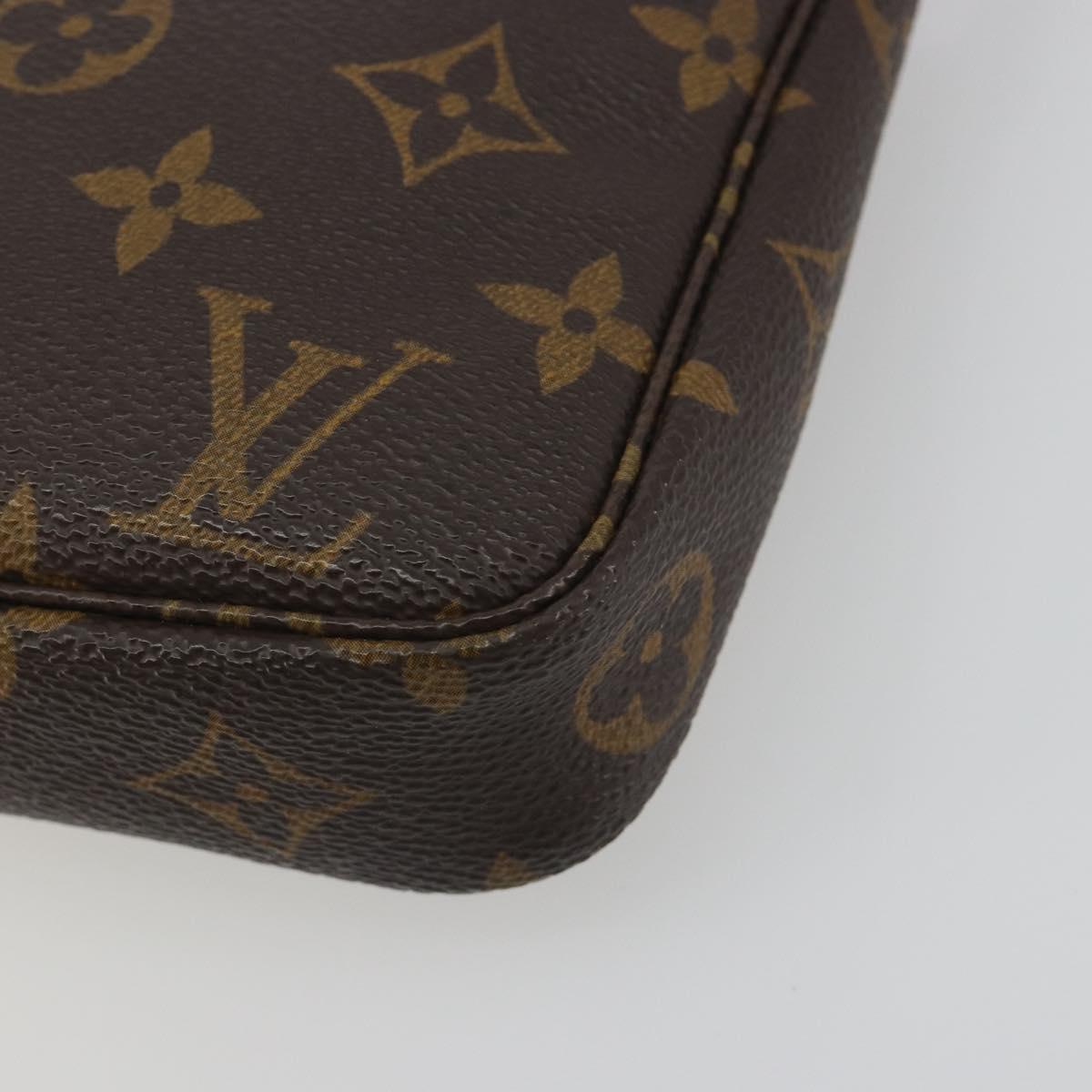 LOUIS VUITTON Monogram Pochette Accessoires Pouch M51980 LV Auth 197578