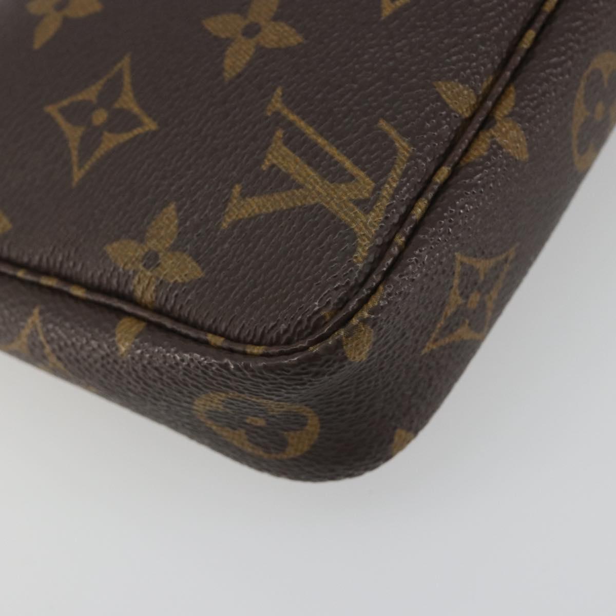 LOUIS VUITTON Monogram Pochette Accessoires Pouch M51980 LV Auth 197578