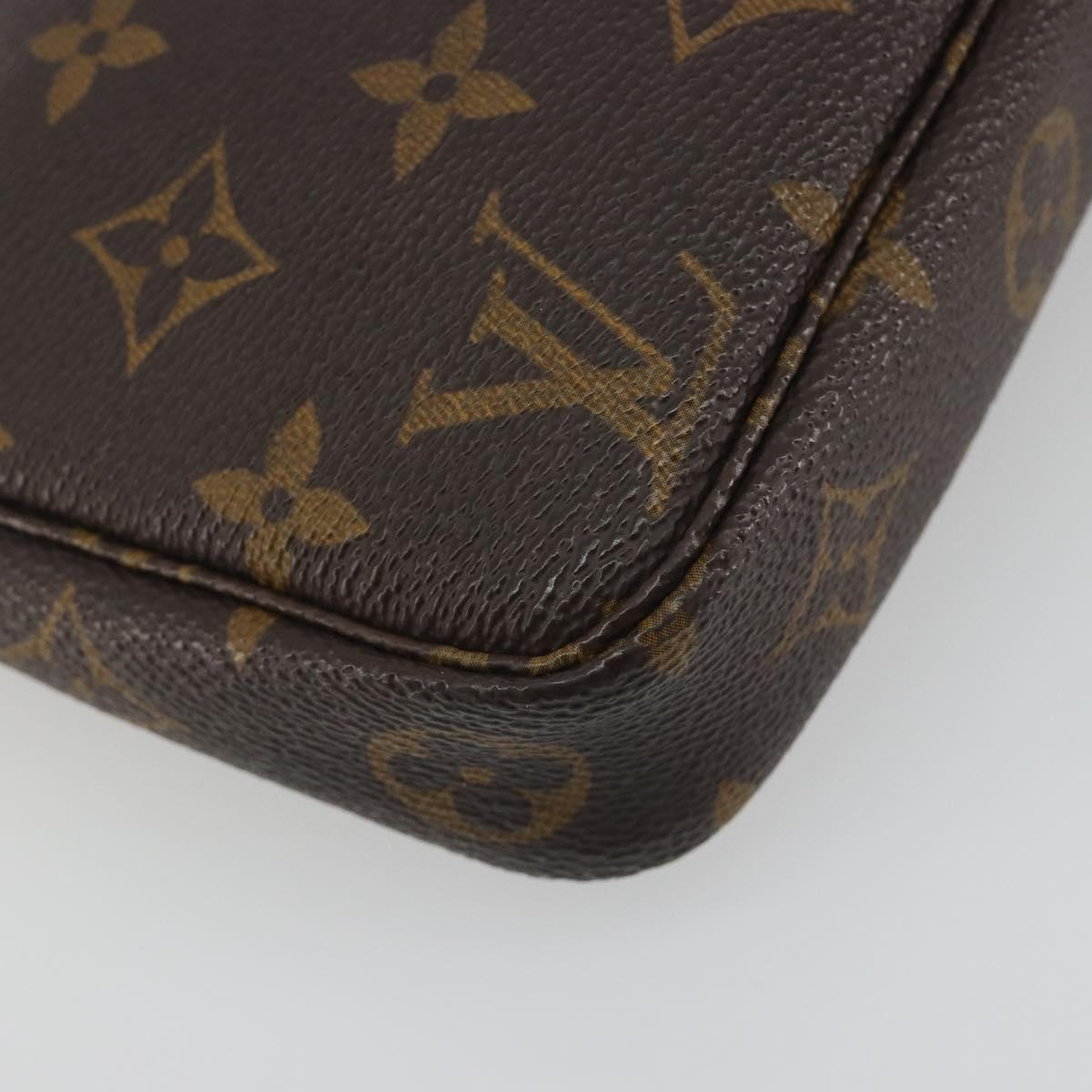 LOUIS VUITTON Monogram Pochette Accessoires Pouch M51980 LV Auth 197578