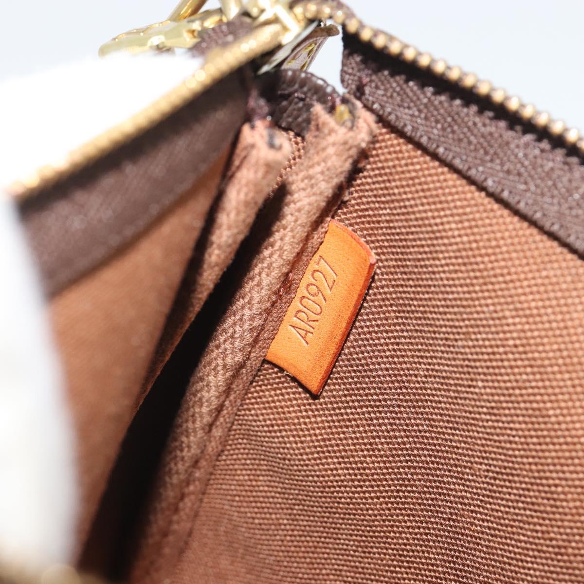 LOUIS VUITTON Monogram Pochette Accessoires Pouch M51980 LV Auth 197578