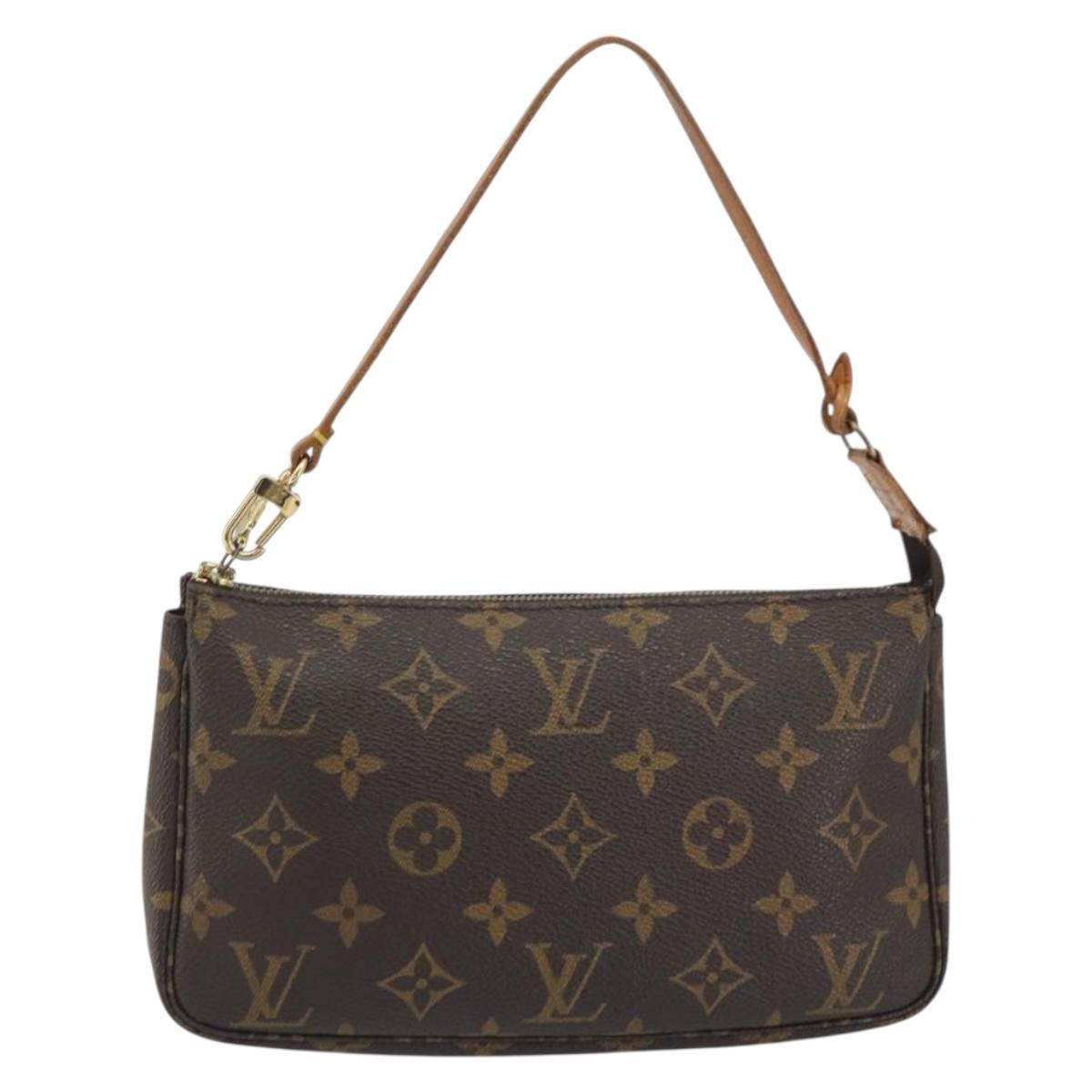 LOUIS VUITTON Monogram Pochette Accessoires Pouch M51980 LV Auth 197578