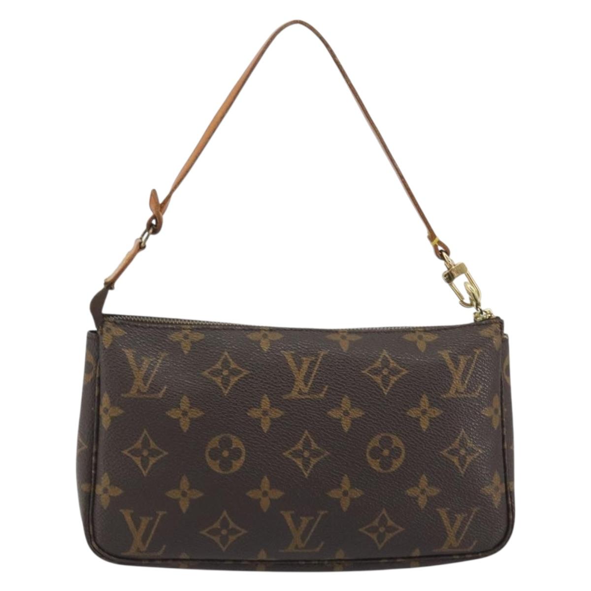 LOUIS VUITTON Monogram Pochette Accessoires Pouch M51980 LV Auth 197578