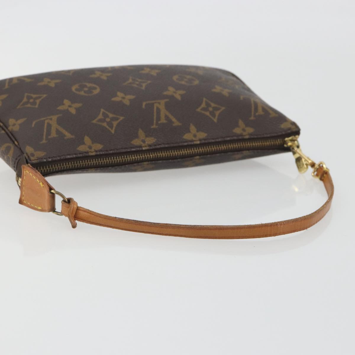 LOUIS VUITTON Monogram Pochette Accessoires Pouch M51980 LV Auth 197578