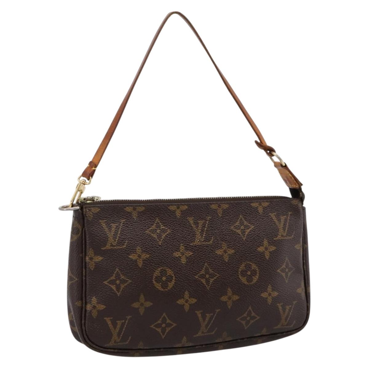 LOUIS VUITTON Monogram Pochette Accessoires Pouch M51980 LV Auth 197579