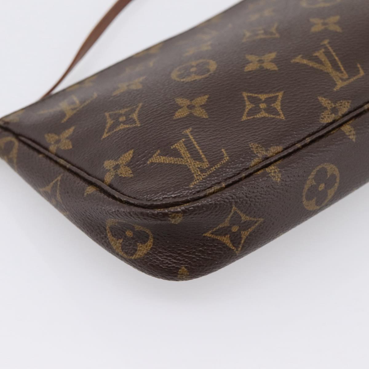 LOUIS VUITTON Monogram Pochette Accessoires Pouch M51980 LV Auth 197579