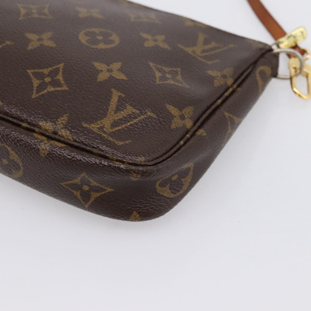 LOUIS VUITTON Monogram Pochette Accessoires Pouch M51980 LV Auth 197579