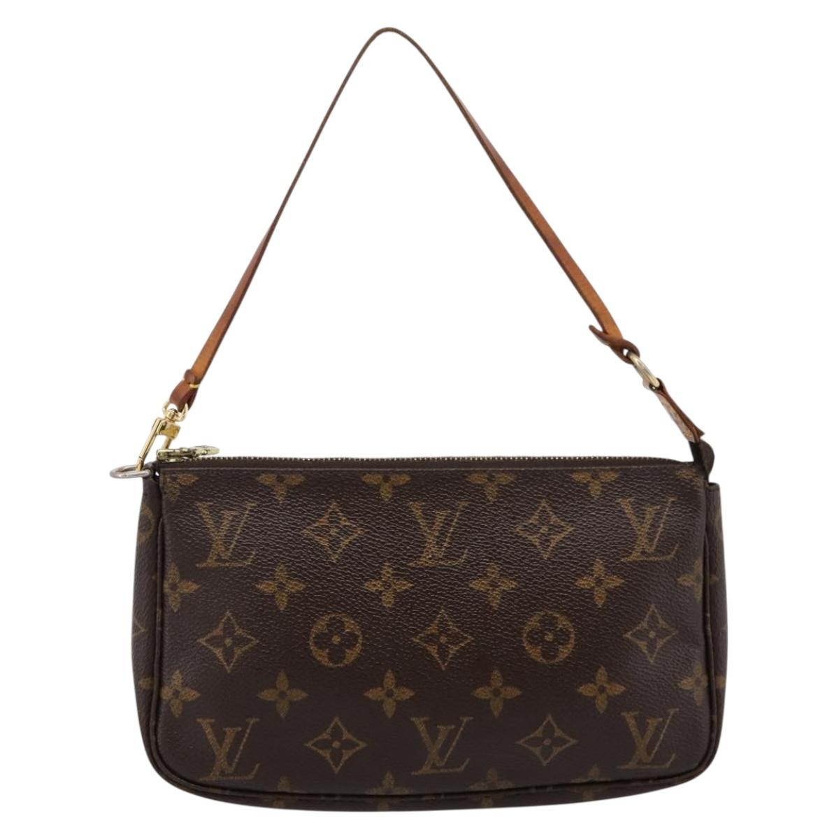 LOUIS VUITTON Monogram Pochette Accessoires Pouch M51980 LV Auth 197579