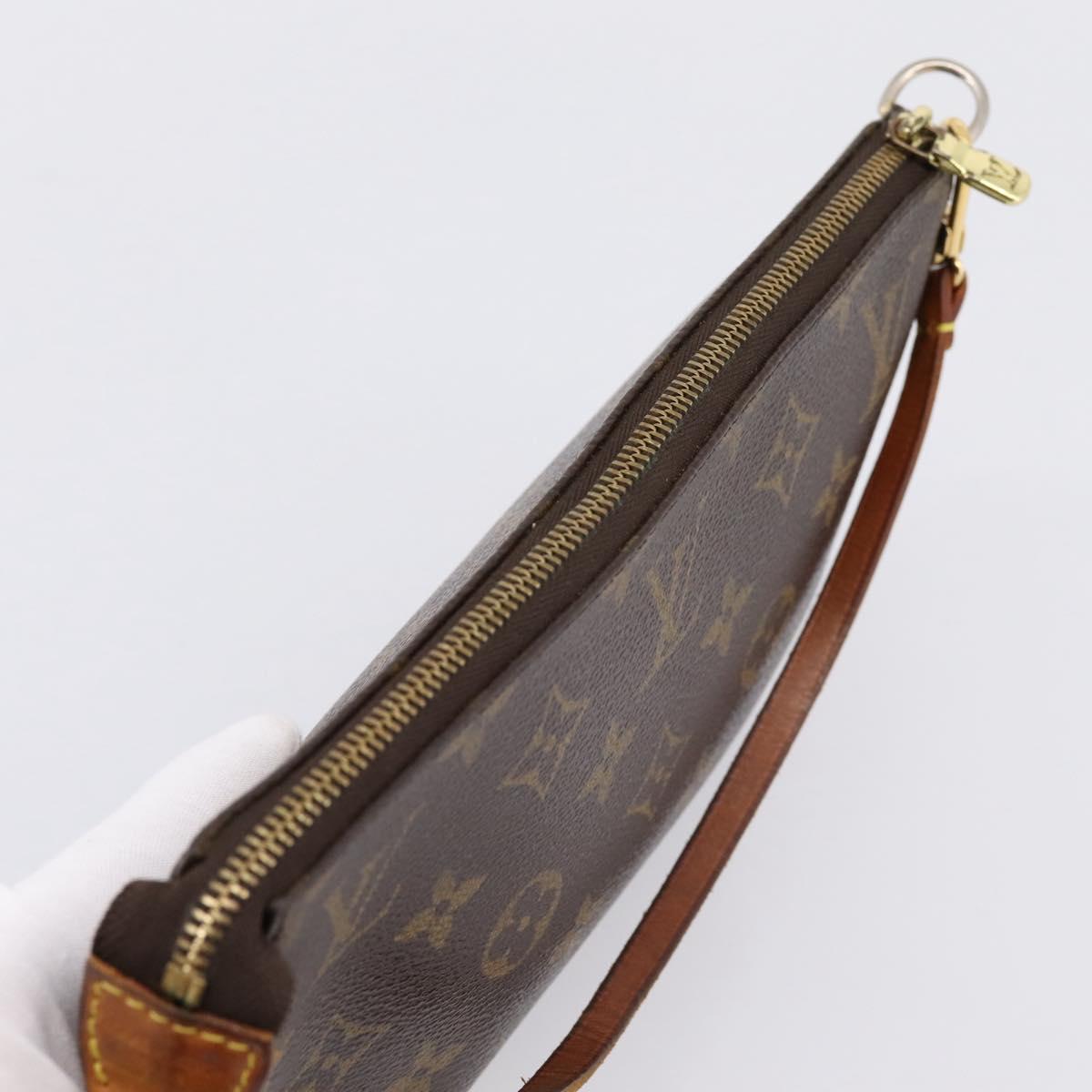 LOUIS VUITTON Monogram Pochette Accessoires Pouch M51980 LV Auth 197579