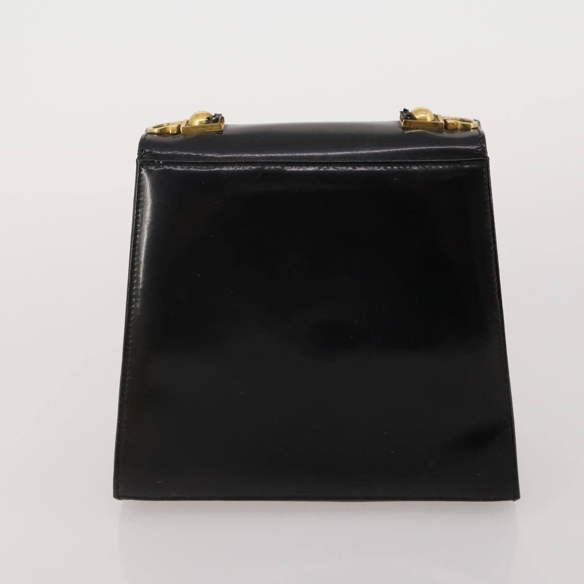 Salvatore Ferragamo Bag Leather Nylon 3 Set Black Yellow white Auth 197582