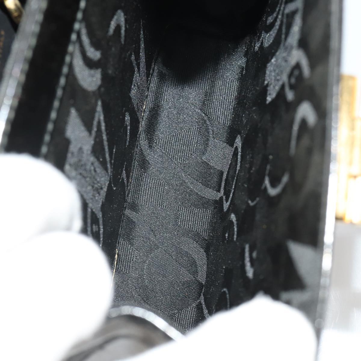Salvatore Ferragamo Bag Leather Nylon 3 Set Black Yellow white Auth 197582