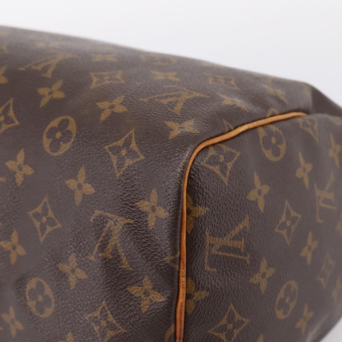 LOUIS VUITTON Monogram Speedy 30 Hand Bag M41526 LV Auth 197604