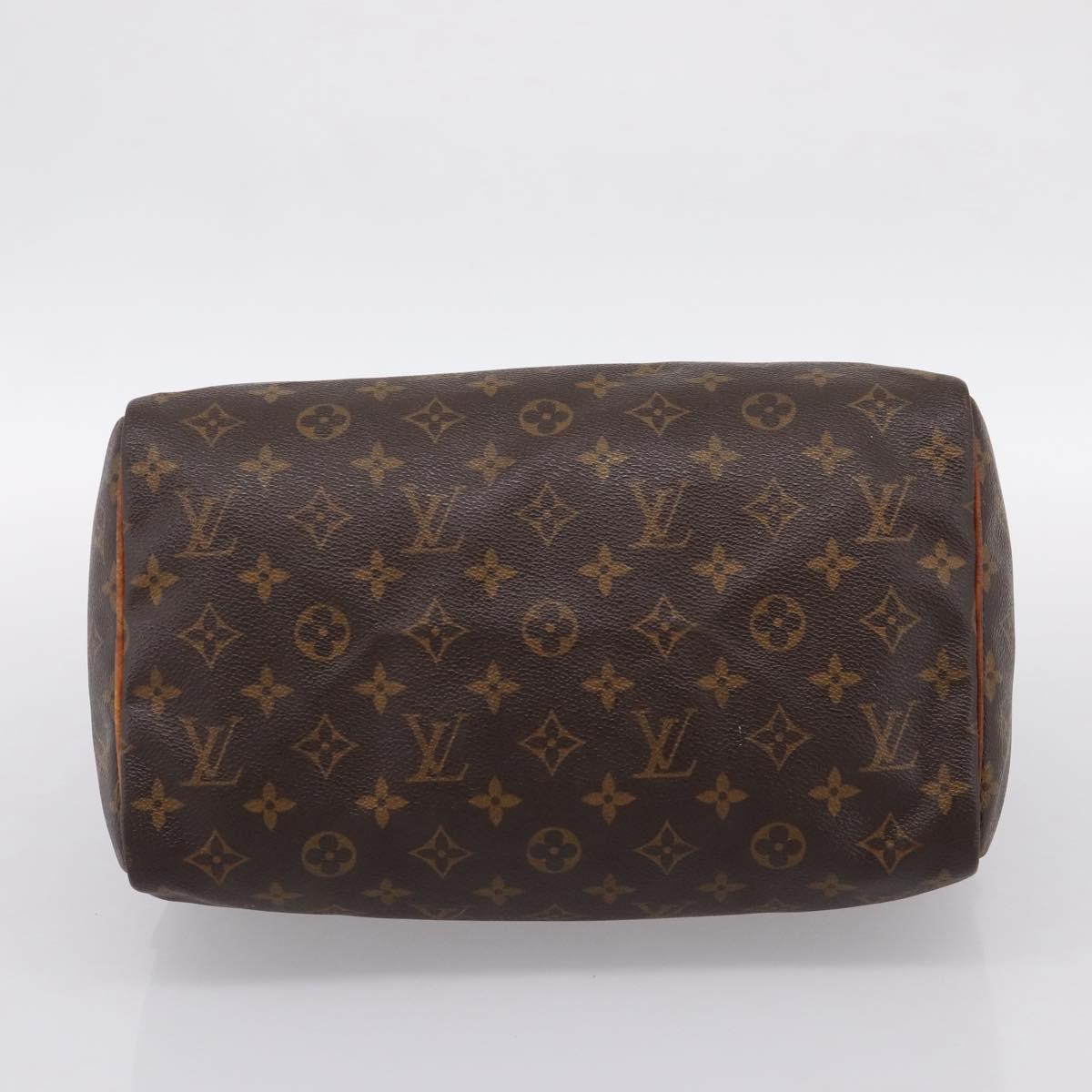 LOUIS VUITTON Monogram Speedy 30 Hand Bag M41526 LV Auth 197604