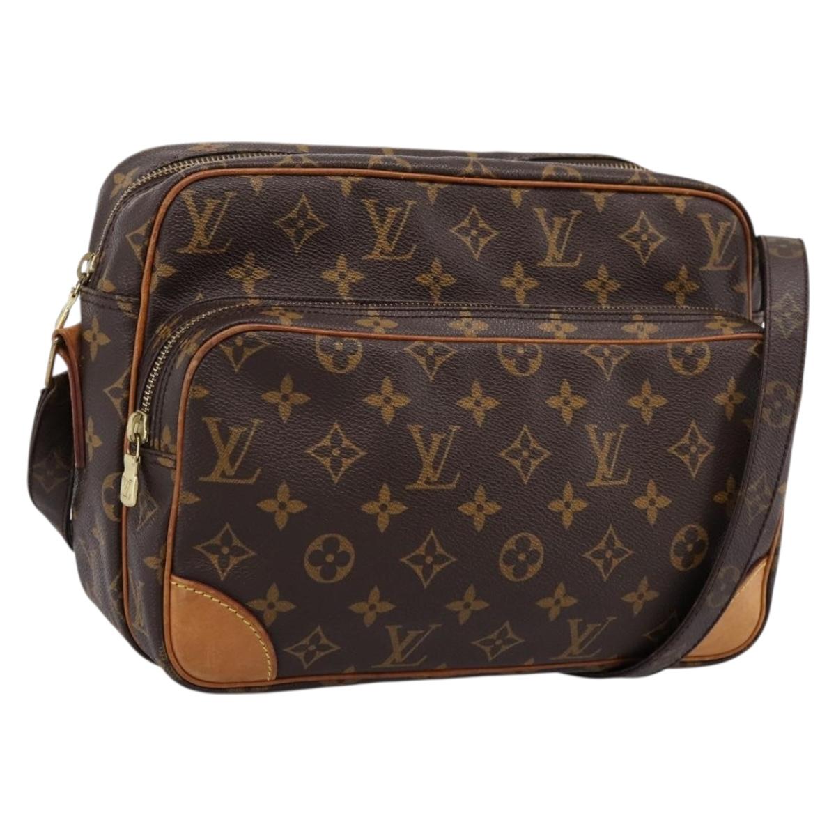 LOUIS VUITTON Monogram Nile Shoulder Bag M45244 LV Auth 197612A