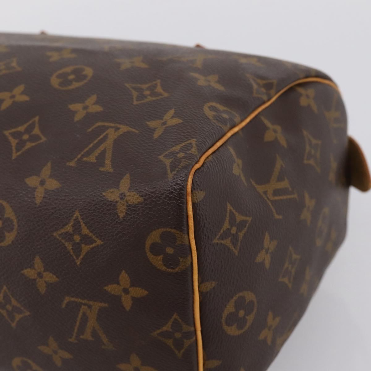 LOUIS VUITTON Monogram Speedy 25 Hand Bag M41528 LV Auth 197621