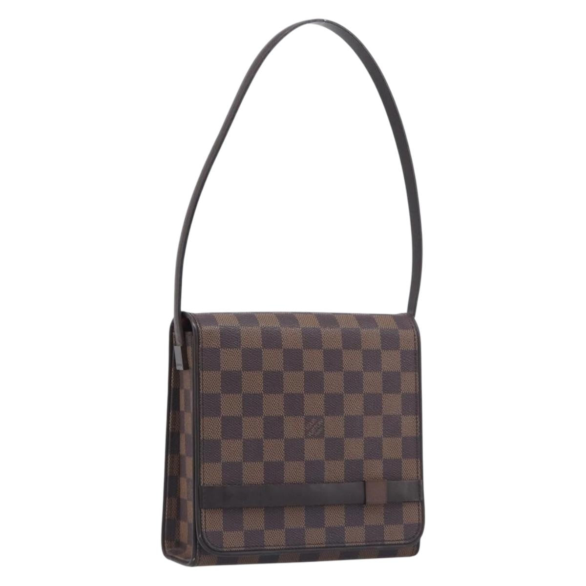 LOUIS VUITTON Damier Ebene Tribeca Mini Shoulder Bag N51162 LV Auth 197622V