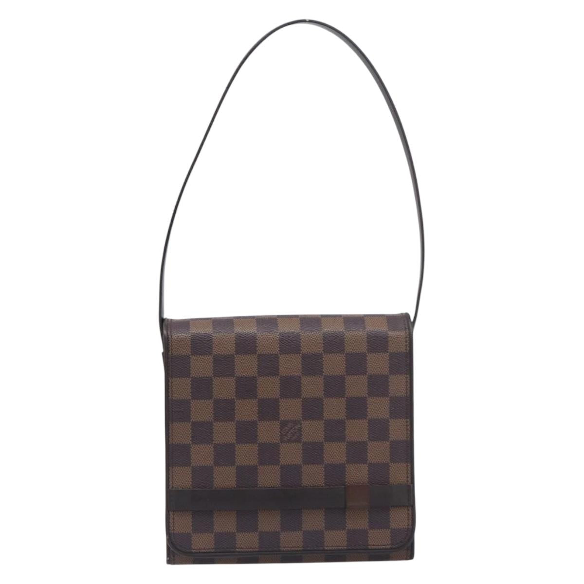 LOUIS VUITTON Damier Ebene Tribeca Mini Shoulder Bag N51162 LV Auth 197622V