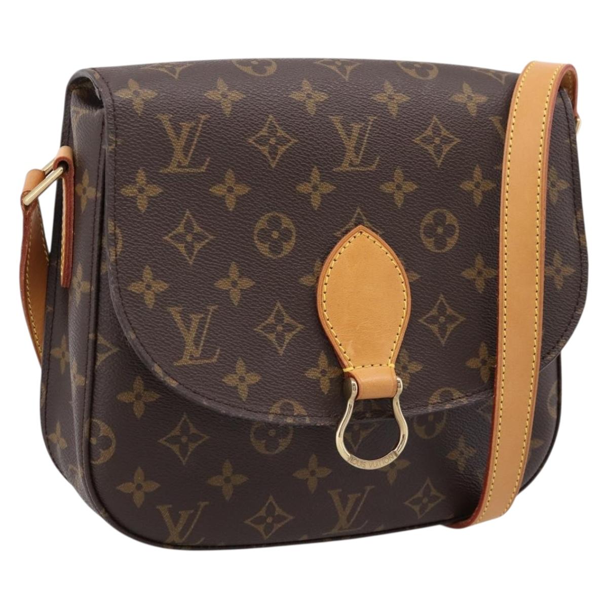 LOUIS VUITTON Monogram Saint Cloud GM Shoulder Bag M51242 LV Auth 197625V