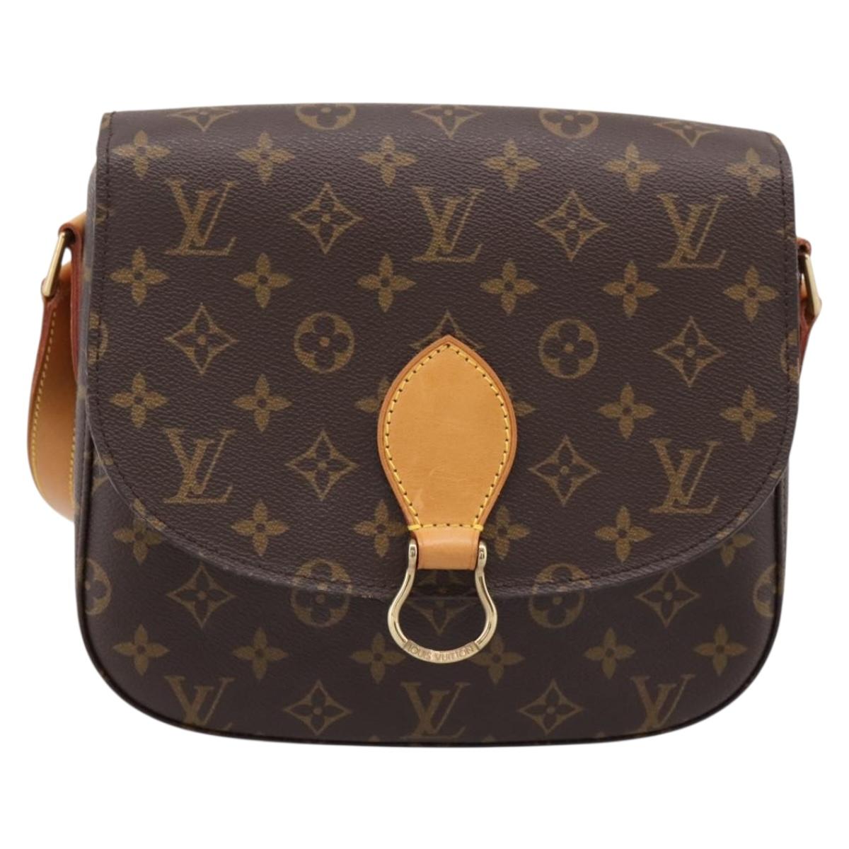 LOUIS VUITTON Monogram Saint Cloud GM Shoulder Bag M51242 LV Auth 197625V