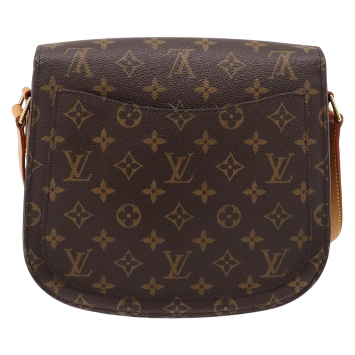 LOUIS VUITTON Monogram Saint Cloud GM Shoulder Bag M51242 LV Auth 197625V