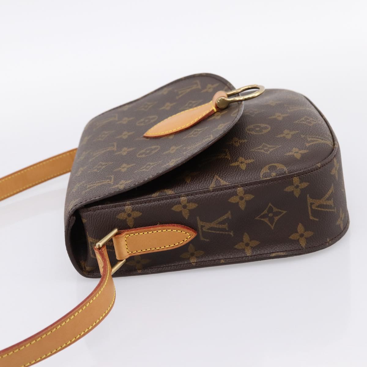 LOUIS VUITTON Monogram Saint Cloud GM Shoulder Bag M51242 LV Auth 197625V