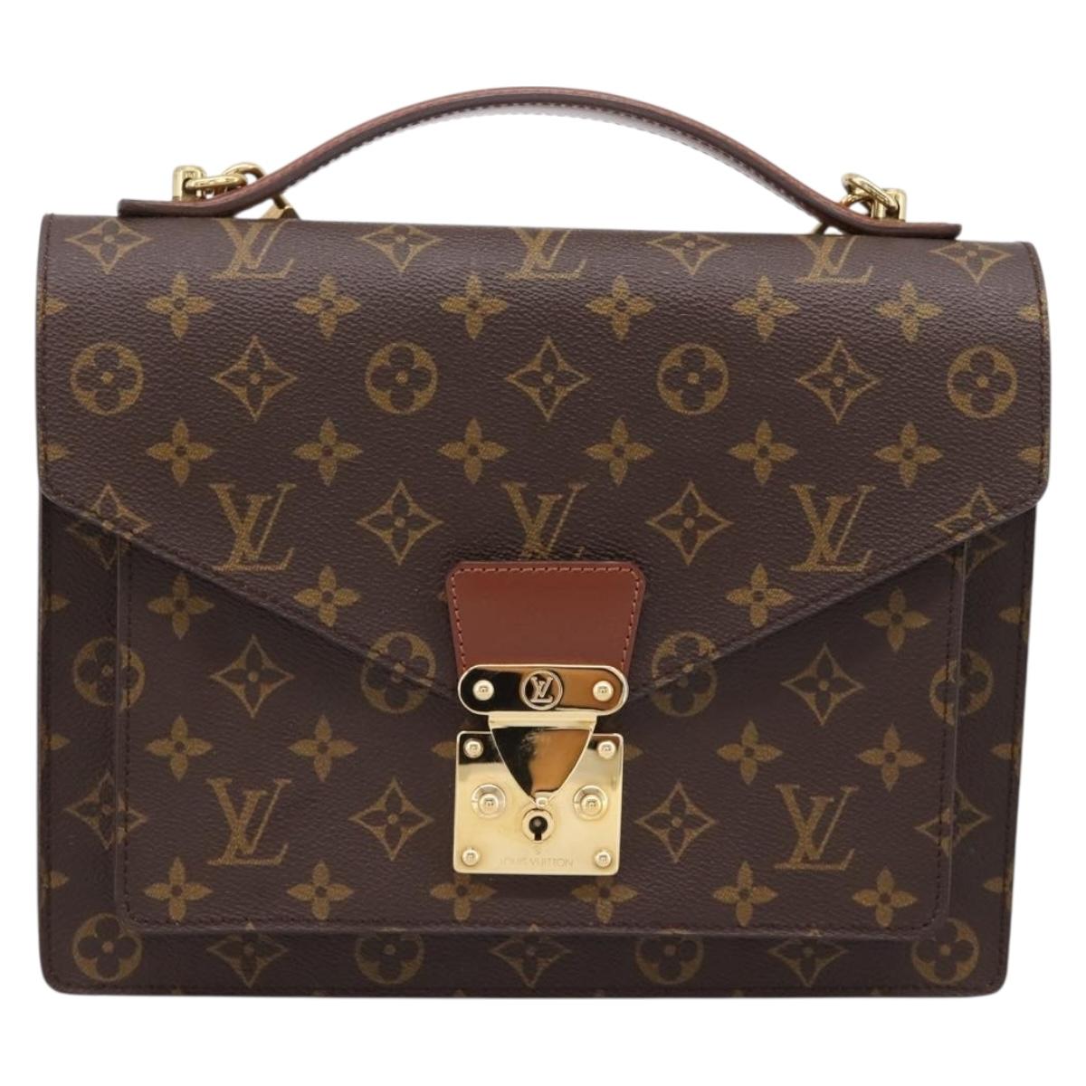 LOUIS VUITTON Monogram Monceau28 Hand Bag M51185 LV Auth 197638V