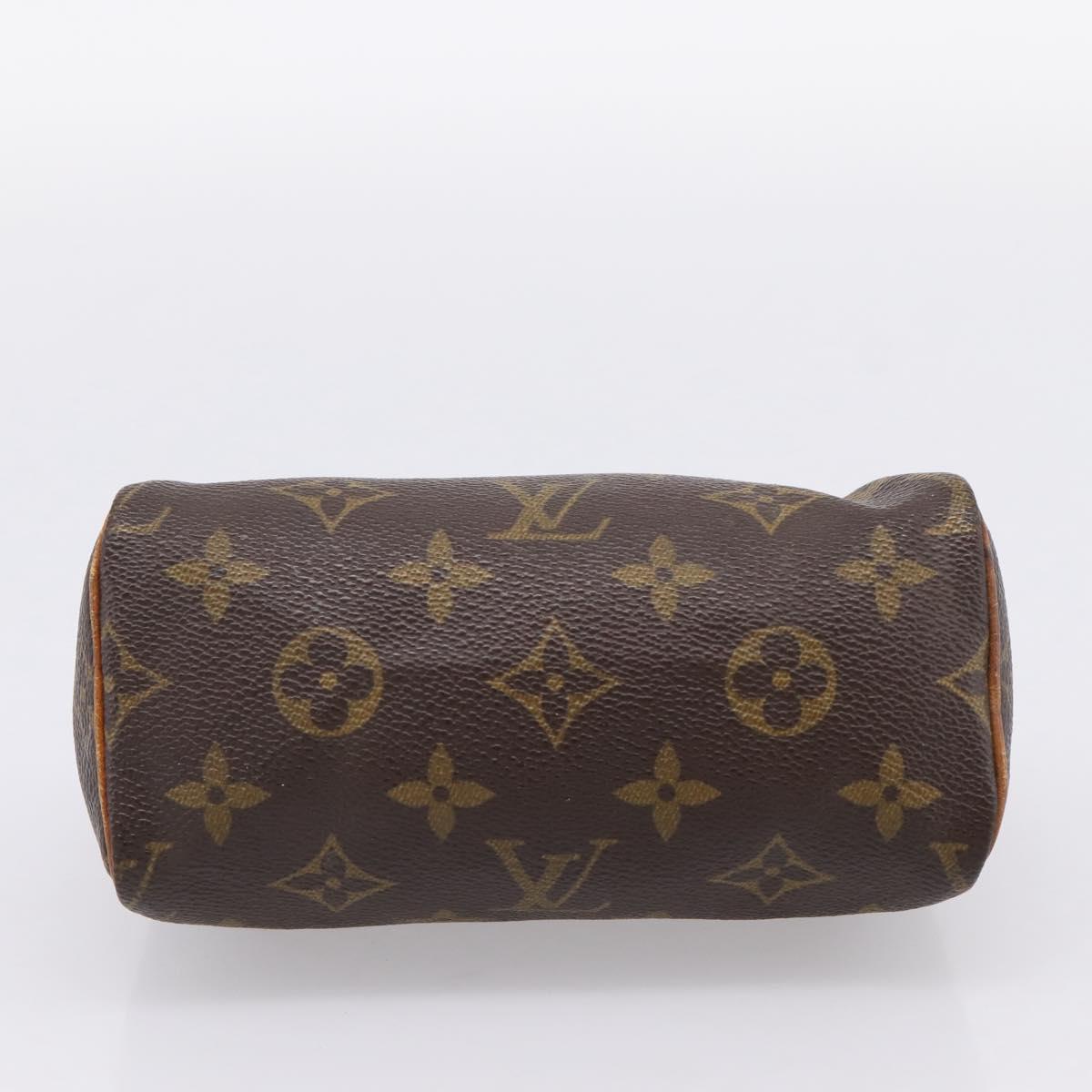 LOUIS VUITTON Monogram Mini Speedy Hand Bag M41534 LV Auth 197639