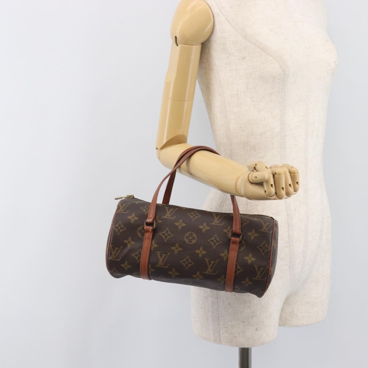 LOUIS VUITTON Monogram Papillon 26 Hand Bag M51386 LV Auth 197640A