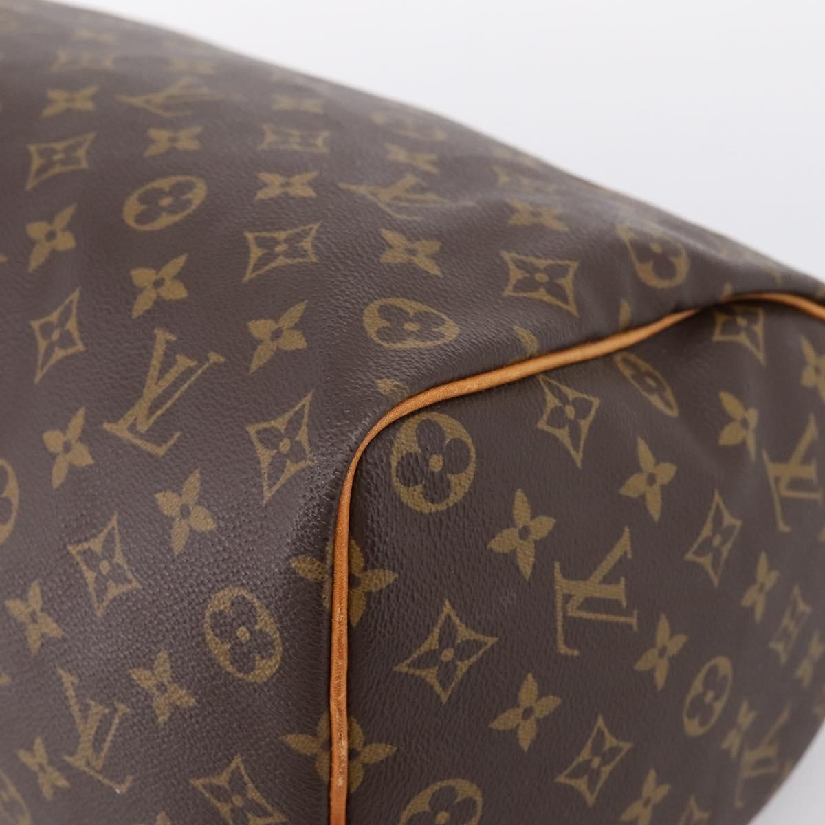 LOUIS VUITTON Monogram Speedy 35 Hand Bag M41524 LV Auth 197644A