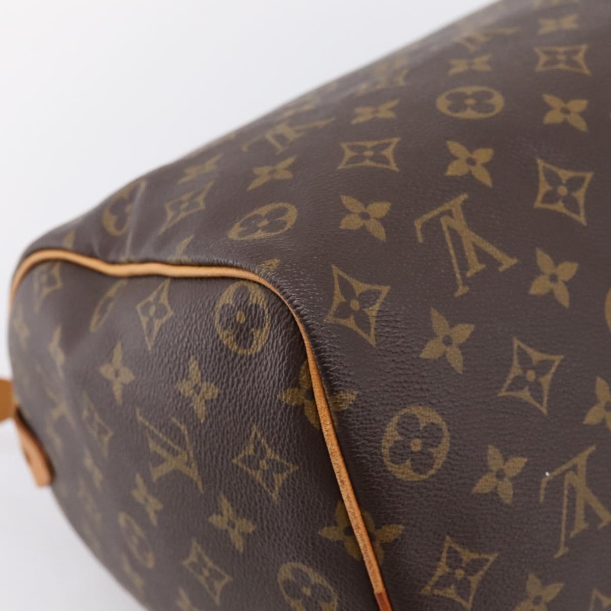 LOUIS VUITTON Monogram Speedy 35 Hand Bag M41524 LV Auth 197644A