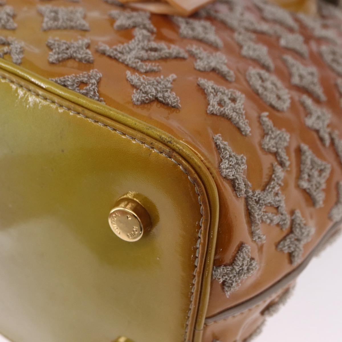 LOUIS VUITTON Monogram Bouclette Lockit Hand Bag Gris M40601 LV Auth 197648A