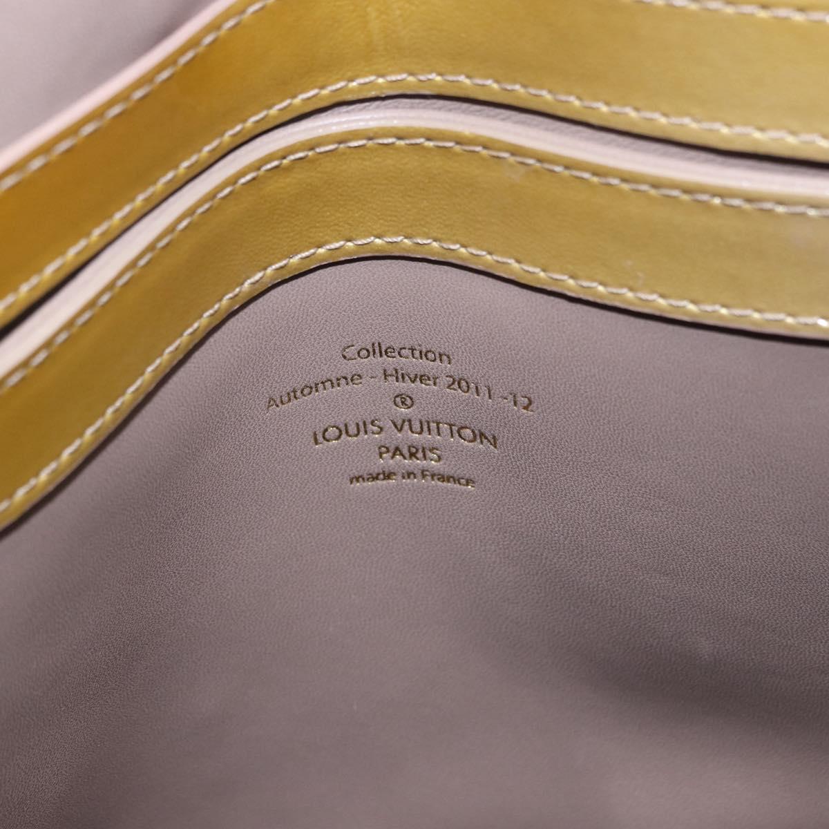 LOUIS VUITTON Monogram Bouclette Lockit Hand Bag Gris M40601 LV Auth 197648A