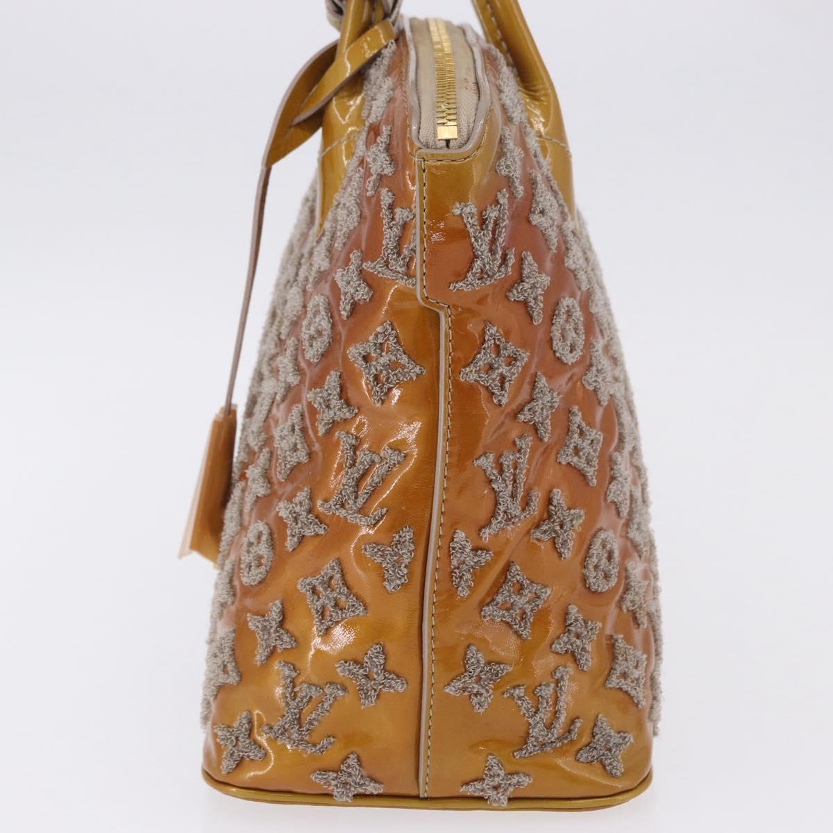 LOUIS VUITTON Monogram Bouclette Lockit Hand Bag Gris M40601 LV Auth 197648A