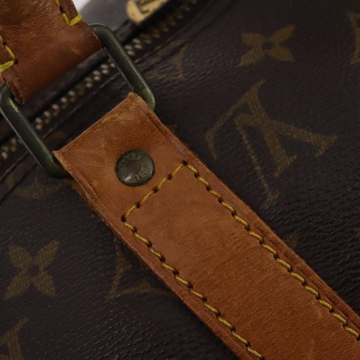 LOUIS VUITTON Monogram Keepall Bandouliere 50 Boston Bag M41416 LV Auth 197653