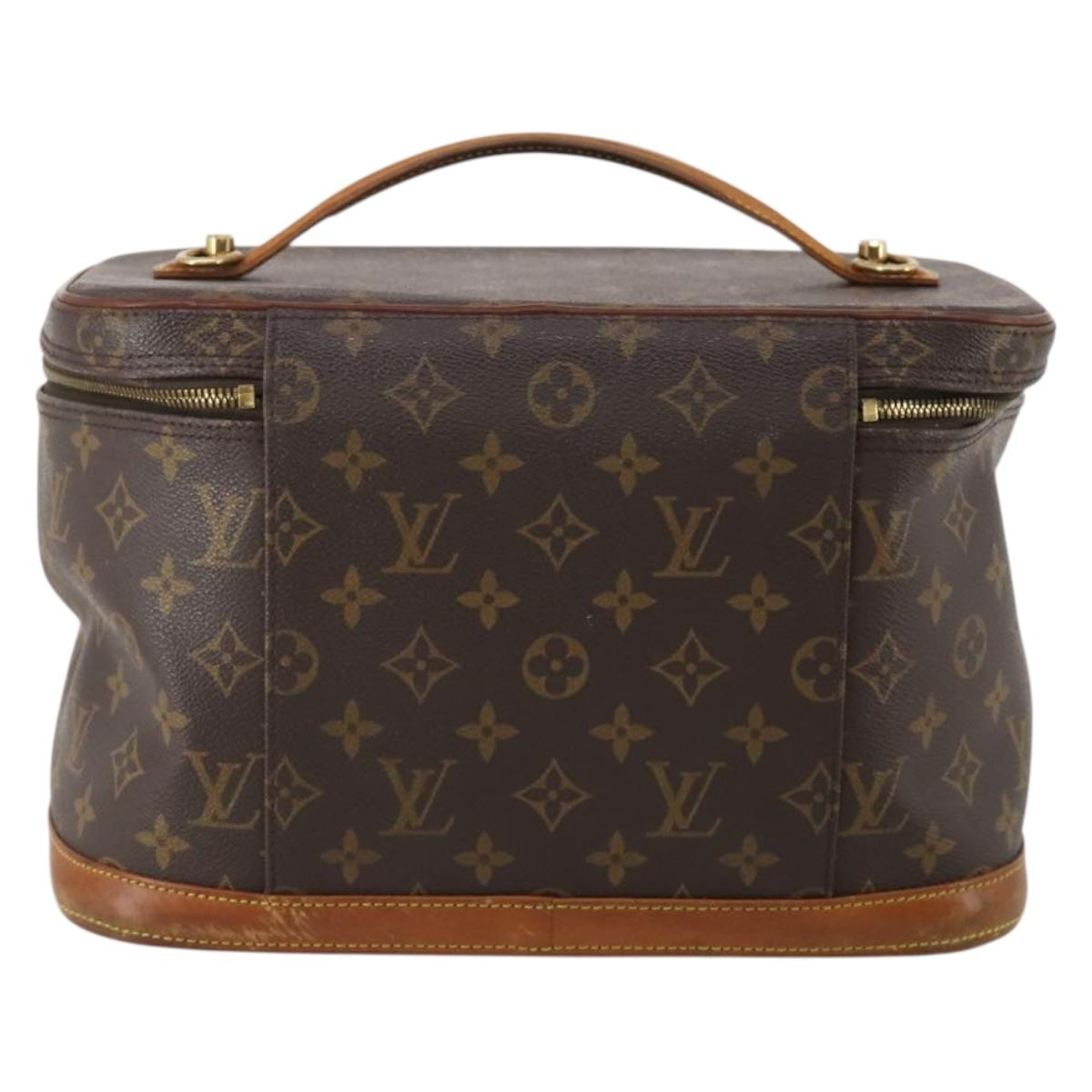 LOUIS VUITTON Monogram Nice Hand Bag M47280 LV Auth 197654
